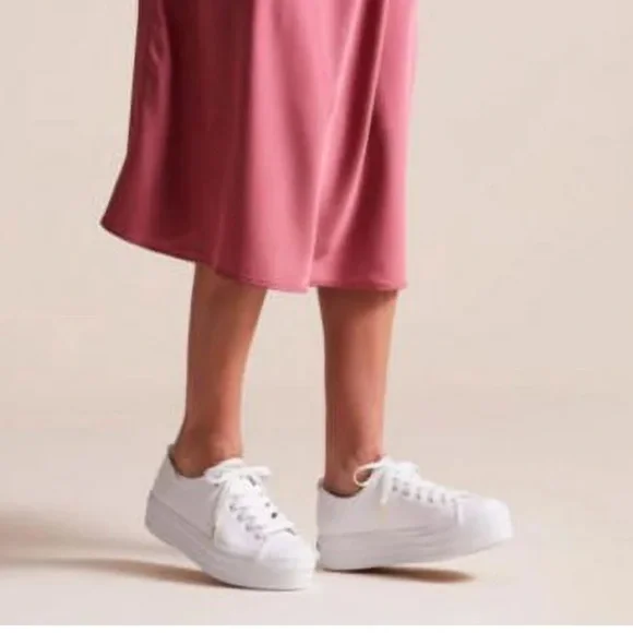 Keds Women's White Triple Up Leather Lace Up | KEDS - Picture 2 of 7